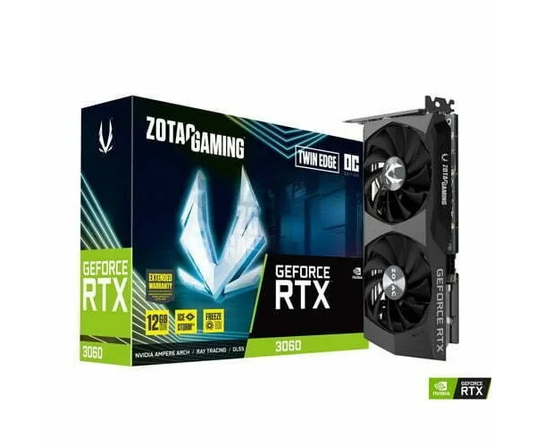 ZOTAC GAMING GeForce RTX 3060 Twin Edge GDDR6 12GB Graphics Card price 2024