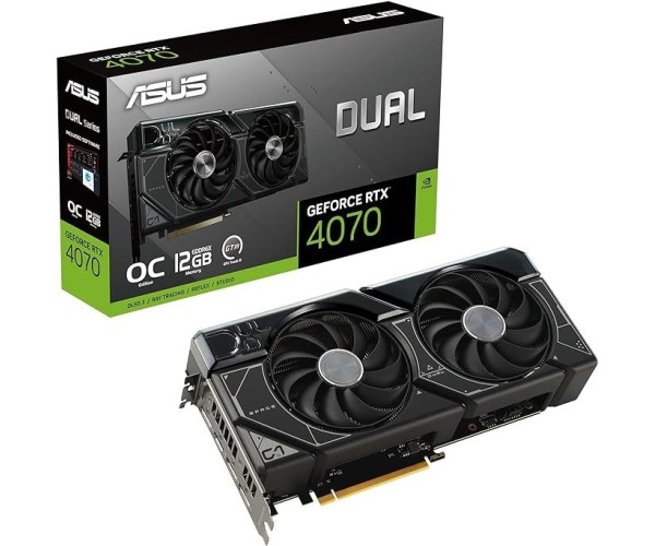 ASUS Dual GeForce RTX 4070 OC Edition 12GB GDDR6X Graphics Card price in bd 