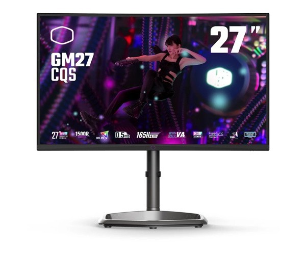 Cooler Master GM27-CQS 27 INCH 165 Hz VA Panel 2K Curved Gaming Monitor