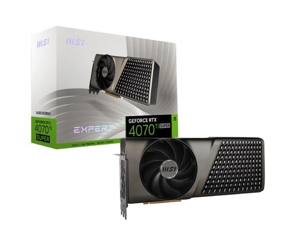 MSI GeForce RTX 4070 Ti SUPER 16G EXPERT GDDR6X Graphics Card