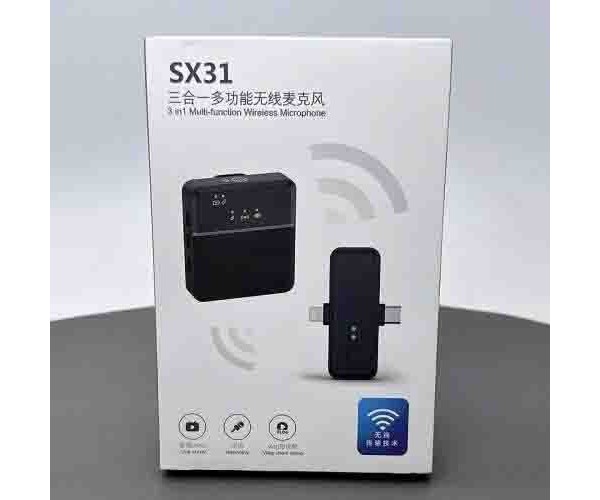 SX31 3-in-1 Multi-Function Wireless Microphone