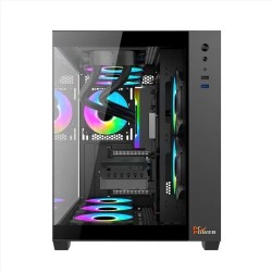 PC Power PG-H600 BK Iceland ATX Mid Tower Gaming Casing