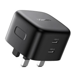 Ugreen CD216 (70868) 65W PD Dual USB-C Black Fast Charger / Charging Adapter #70868