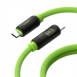 Hagibis 240W 8K@60Hz USB-C to USB-C Braided Cable 40Gbps USB 4 With LED Display